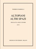 Federico Gardella, Altopiani/Altri spazi Tenor Recorder Buch