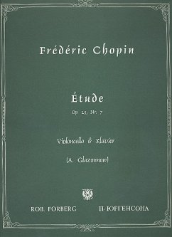 Cover Etüde op.25,7 für Violoncello und Klavier