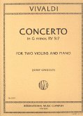 Concerto g Minor For 2 Violins and Orchestra for 2 violins and piano Concerto g Minor For 2 Violins and Orchestra for 2 violins and piano