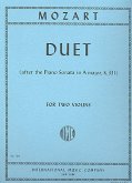 Duett KV331 für 2 Violinen Duett KV331 für 2 Violinen