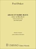 Ariane et barbe-Bleue Oper in 3 Akten Klavierauszug (en/frz)