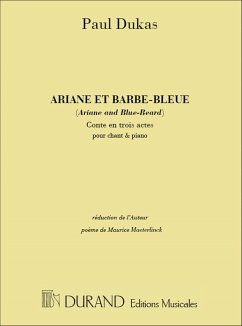 Ariane et barbe-Bleue Oper in 3 Akten Klavierauszug (en/frz)