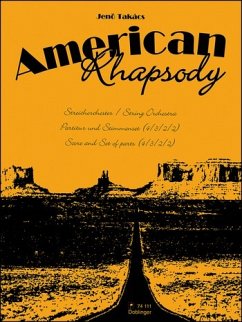 Cover American Rhapsody für Streichorchester Partitur und Stimmen (4-3-2-2)