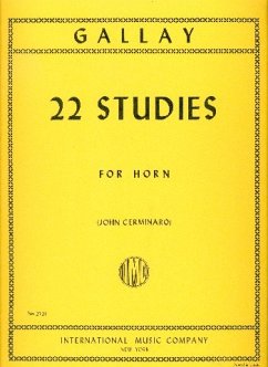 Cover 22 Studies for horn