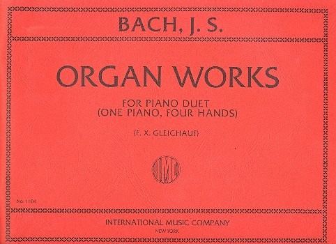 Organ Works vol.1 transcribed for piano duet