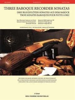Cover Jean Baptiste Lobillet de Gant_Johann Christian Schickhardt_Antonio Vi Recorder, Basso Continuo Buch + Einzelstimme
