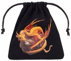 Dragon Black & adorable Dice Bag