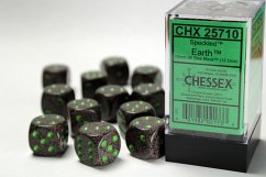 SpeckledŽ 16mm d6 Earth Dice Block (12 dice)