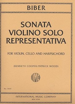 Sonata violino solo representativa for violin, cello and harpsichord parts