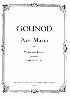Cover Ave Maria für Violine und Klavier