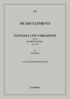 Fantasia con variazioni sull' Au clair de la lune für Klavier