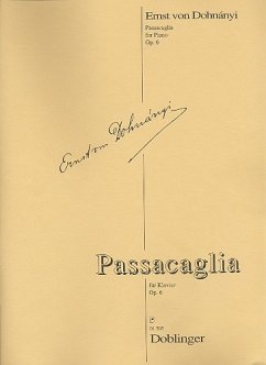 Passacaglia op.6 für Klavier