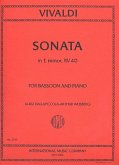 Sonata no.5 e minor for bassoon and piano Sonata no.5 e minor for bassoon and piano