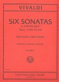 6 Sonatas op.13 vol.1 (nos.1-3) for flute and piano 6 Sonatas op.13 vol.1 (nos.1-3) for flute and piano