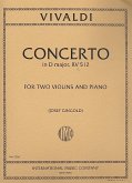 Concerto D major F.I,41 for 2 violins and piano Concerto D major F.I,41 for 2 violins and piano
