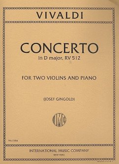 Cover Concerto D major F.I,41 for 2 violins and piano
