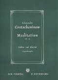 Meditation op.14 für Violine und Klavier Meditation op.14 für Violine und Klavier