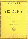 6 Duets vol.1 for 2 clarinets parts 6 Duets vol.1 for 2 clarinets parts