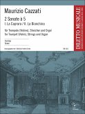 2 Sonate a 5 für Trompete (Violine), Streicher und Orgel Partitur