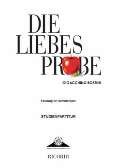 Cover Die Liebesprobe ( La pietra del paragone) Studienpartitur