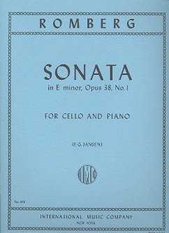 Cover Sonata e minor op.38,1 for cello and piano