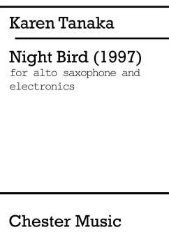 Cover Karen Tanaka: Night Bird (Score) Alto Saxophone Instrumental Work