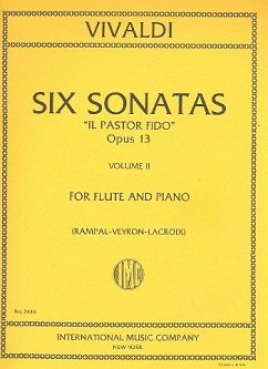 Cover 6 Sonatas op.13 vol.2 (nos.4-6) for flute and piano