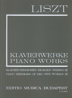 Cover Klavierwerke Serie 1 Klavierversionen eigener Werke Band 3, broschiert