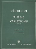 Thčme et variations op.61 für Klavier Thčme et variations op.61 für Klavier