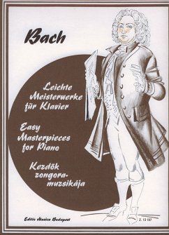 Cover Bach Leichte Meisterstücke für Klavier
