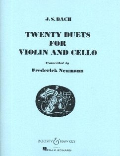 Cover 20 Duets for violin and cello 2 scores