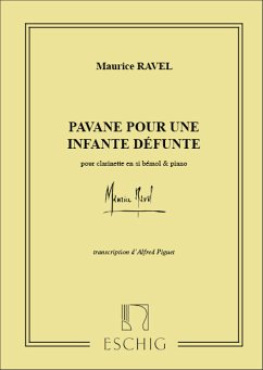 Pavane pour une infante defunte pour clarinette et piano