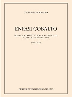 Valerio Sannicandro, Enfasi Cobalto Mixed Ensemble Partitur