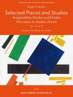 Cover Sergei Prokofiev, Selected pieces and studies Klavier Buch