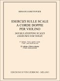 Renato Zanettovich, Esercizi Sulle Scale A Corde Doppie Per Violino Violin Partitur