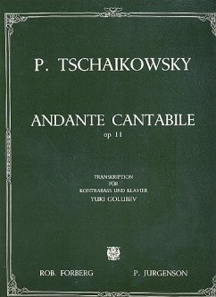 Cover Andante cantabile op.11 für Kontrabaß und Klavier