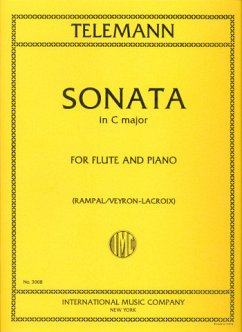 Cover Sonata C major for flute and piano