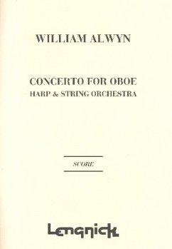 Concerto for oboe, harp and string orchestra score