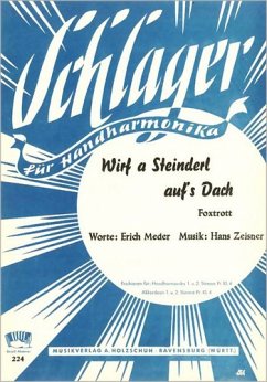 Cover Zeisner, H. Wirf A Steinderl Aufs Dach Diatonische Handharmonika