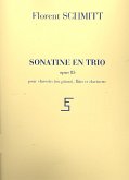 Sonatine en trio op.85 pour clavecin (piano), flute et clarinette parties