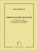 3 Psaumes de David pour choer a cappella partition