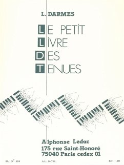 Cover DARMES PETIT LIVRE DES TENUES PIANO BL654
