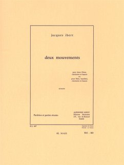 Cover 2 mouvements pour 2 flutes (fl, ob) clarinette et basson partition et parties