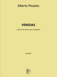 Cover Alberto Posadas, Veredas Saxophone Buch