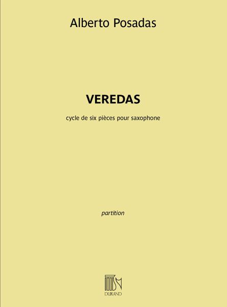 Alberto Posadas, Veredas Saxophone Buch