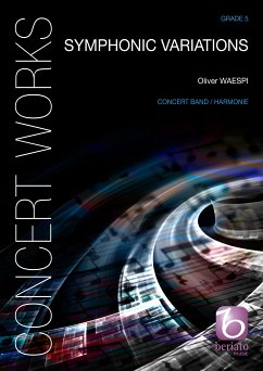 Cover Oliver Waespi, Symphonic Variations Concert Band/Harmonie Partitur + Stimmen