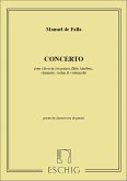 Concerto pour clavecin (piano), flute, hautbois, clarinette, violon et violoncelle partie de clavecin (piano)