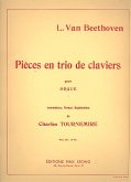 Pičces en trio de claviers pour orgue