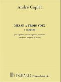 Messe ŕ 3 voix de femmes a cappella partition de choeur (sans couverture)