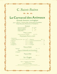 Cover C. Saint-Saens La Voliere Piano Piano